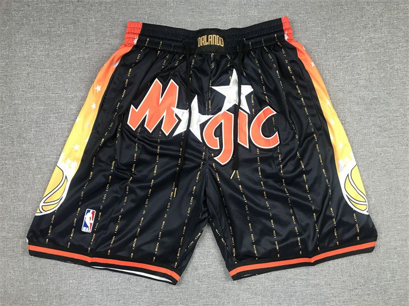 2025 Men NBA Orlando Magic Shorts Black->orlando magic->NBA Jersey
